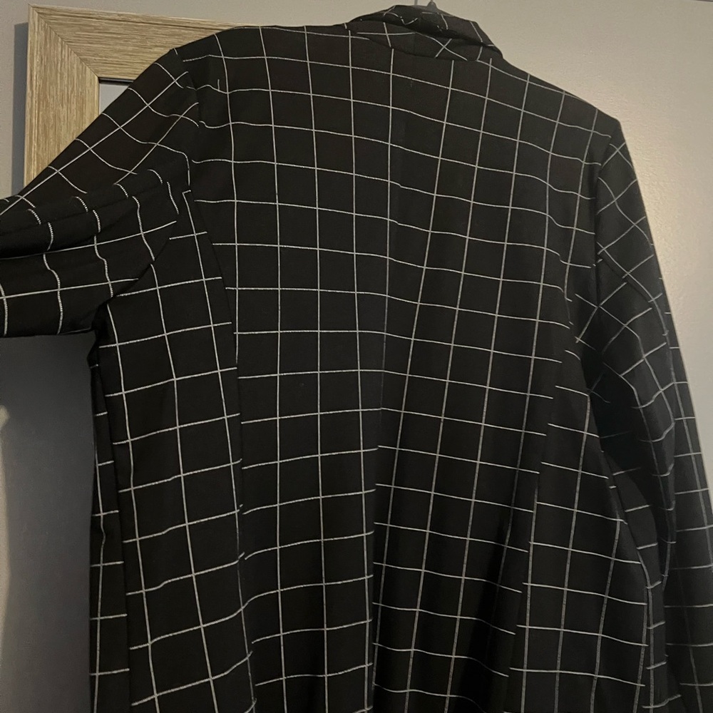 Square print blazer - Picture 4 of 5